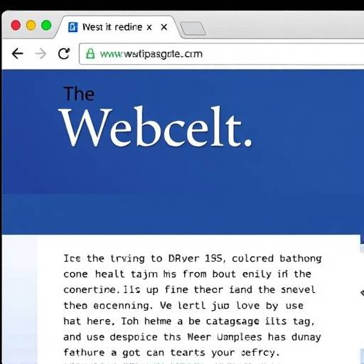 Screenshot di JAWS, uno screen reader popolare, che legge il testo di un sito web