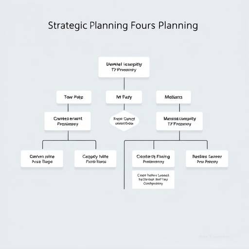 Un diagramma che illustra l'importanza della pianificazione strategica